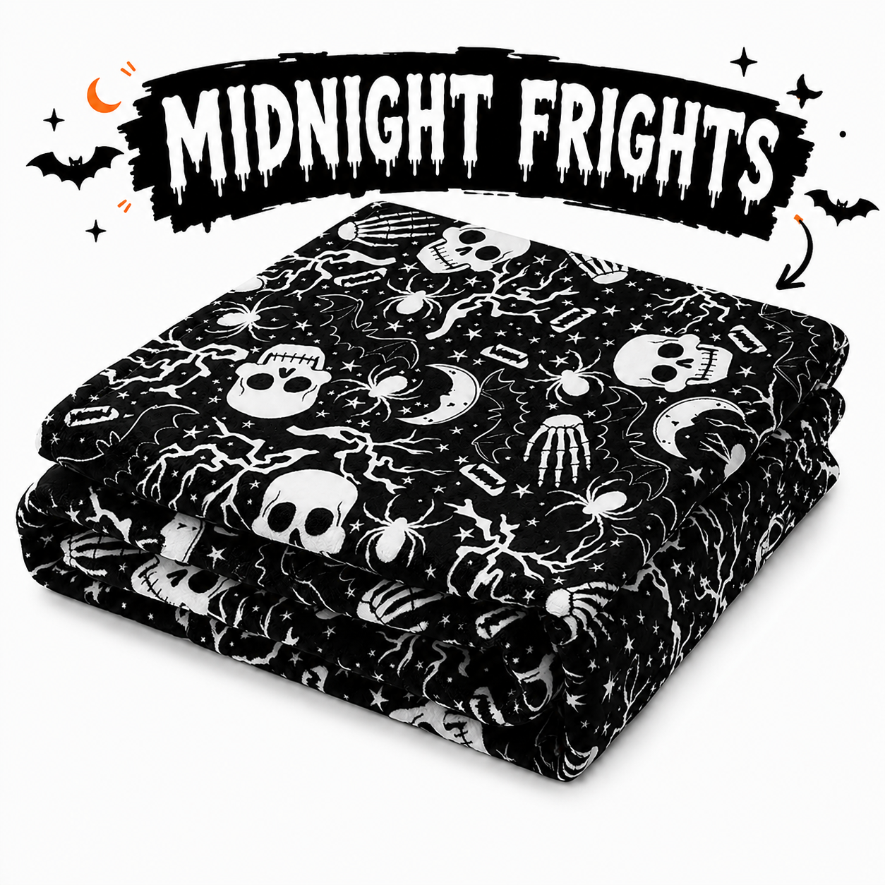 Spooky Coloring Blanket