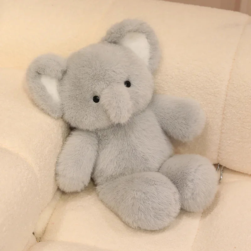 The Running Grey Elephant Plushie