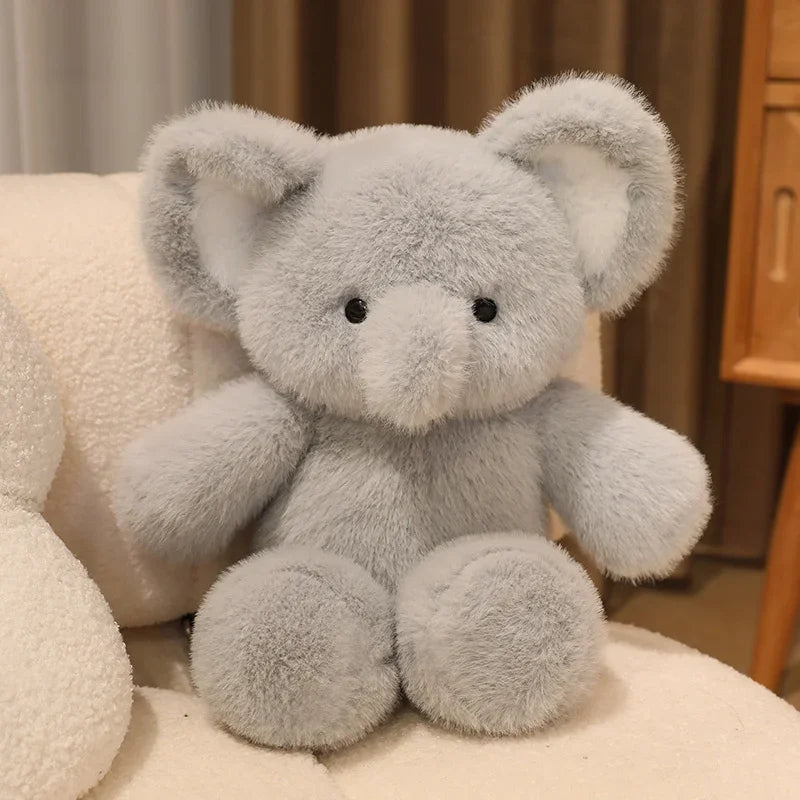 The Running Grey Elephant Plushie