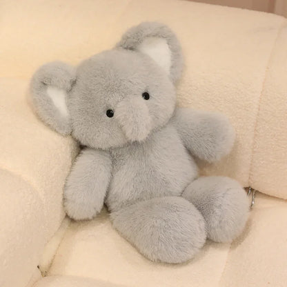 The Running Grey Elephant Plushie